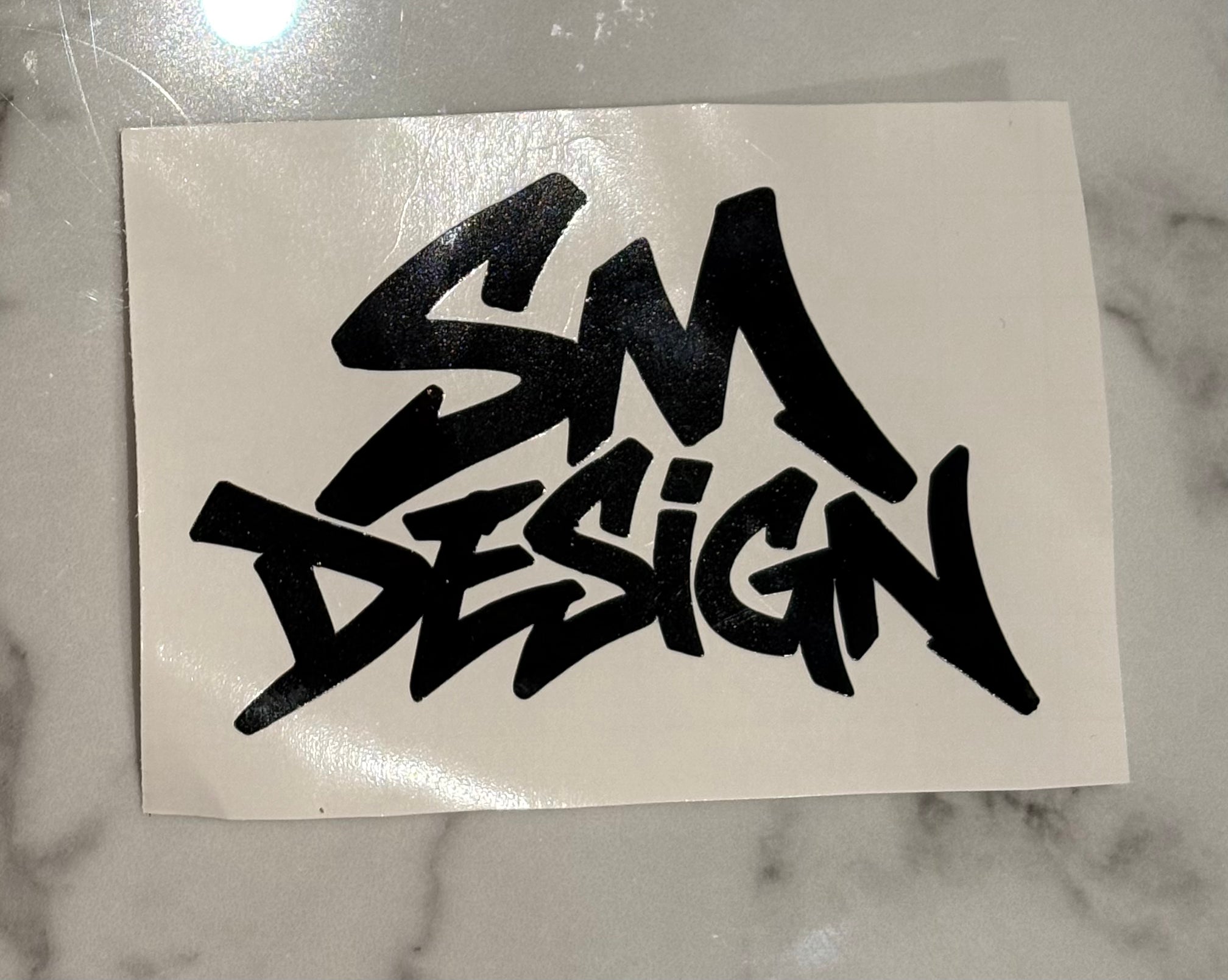 Sm Design brand sticker
